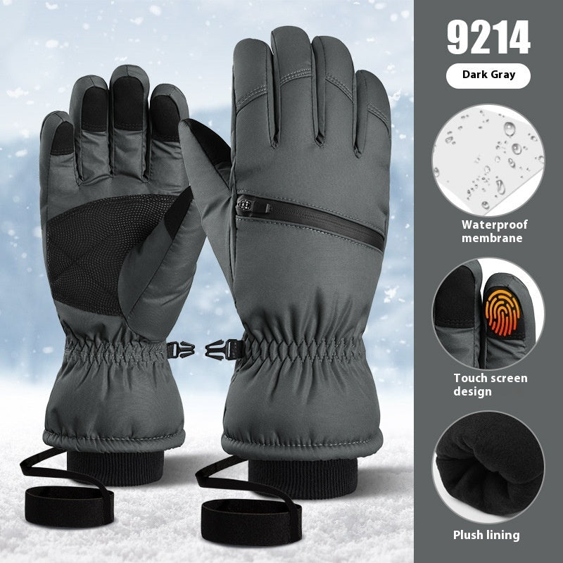 Cold-proof Finger Touch Screen Warm Ski Gloves