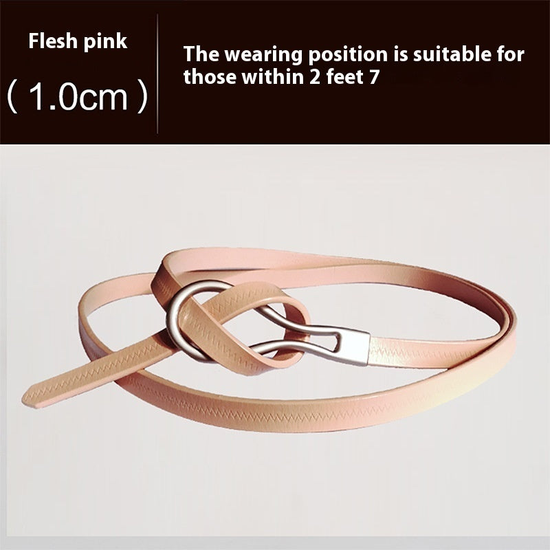 Cowhide Belt Women's Belt Fashion