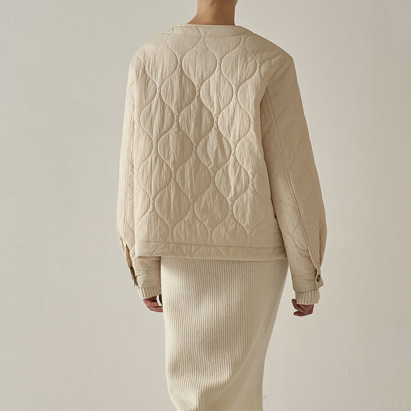 Women's Short Thickened Lightweight Cotton Jacket