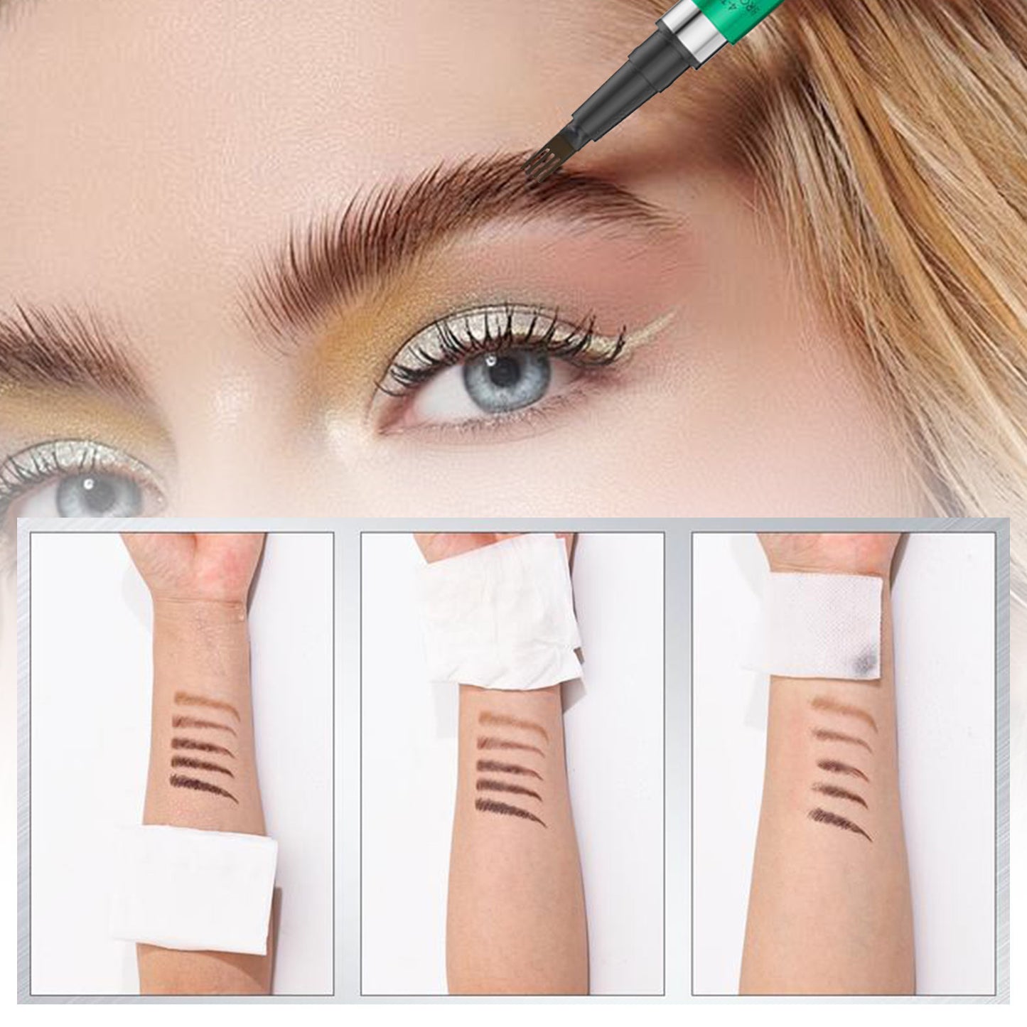Four-claw Smudge-proof Wild Eyebrow Pencil