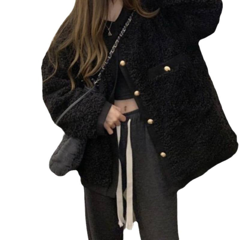 Lambswool Thickened Cotton Padded Coat