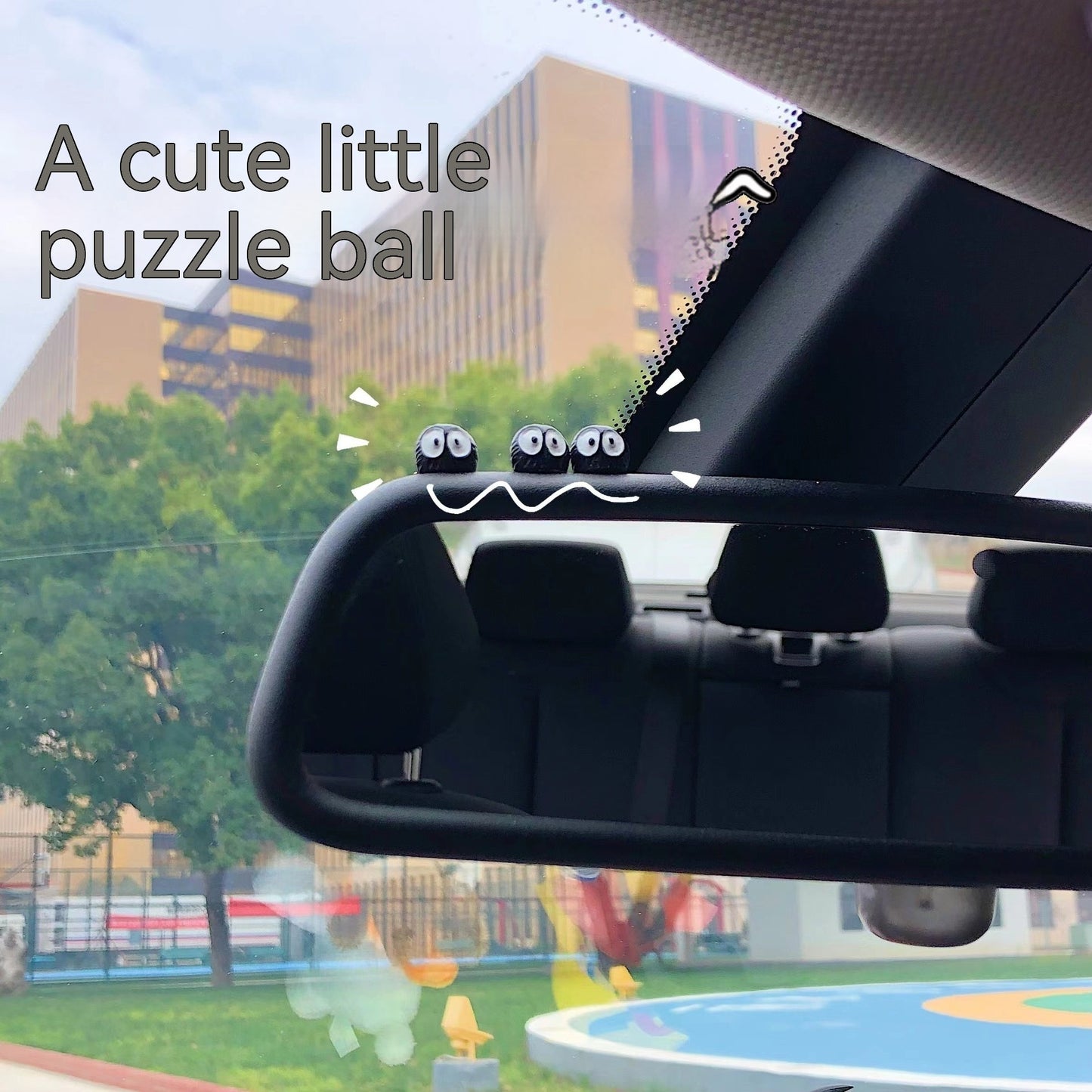 Car Black Briquette Decoration Interior Decoration Supplies