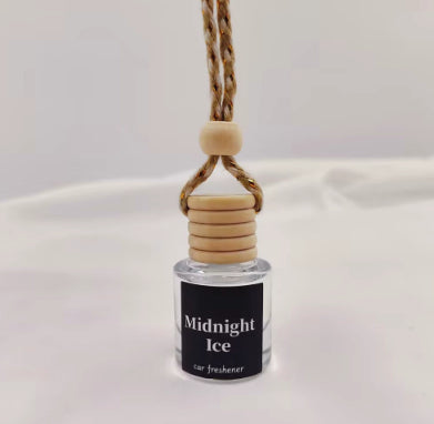 Auto Perfume Glass Bottle Car Aromatherapy Pendant Wood Aromatherapy