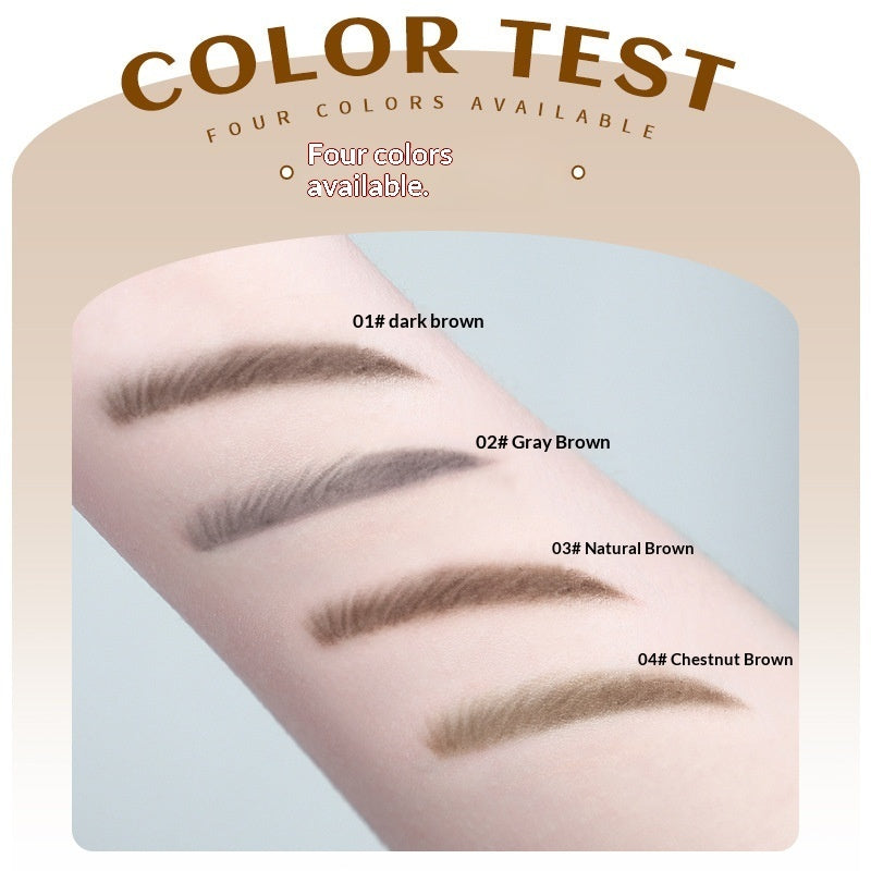 Natural Shaping Machete Smudge-proof Double-ended Eyebrow Pencil