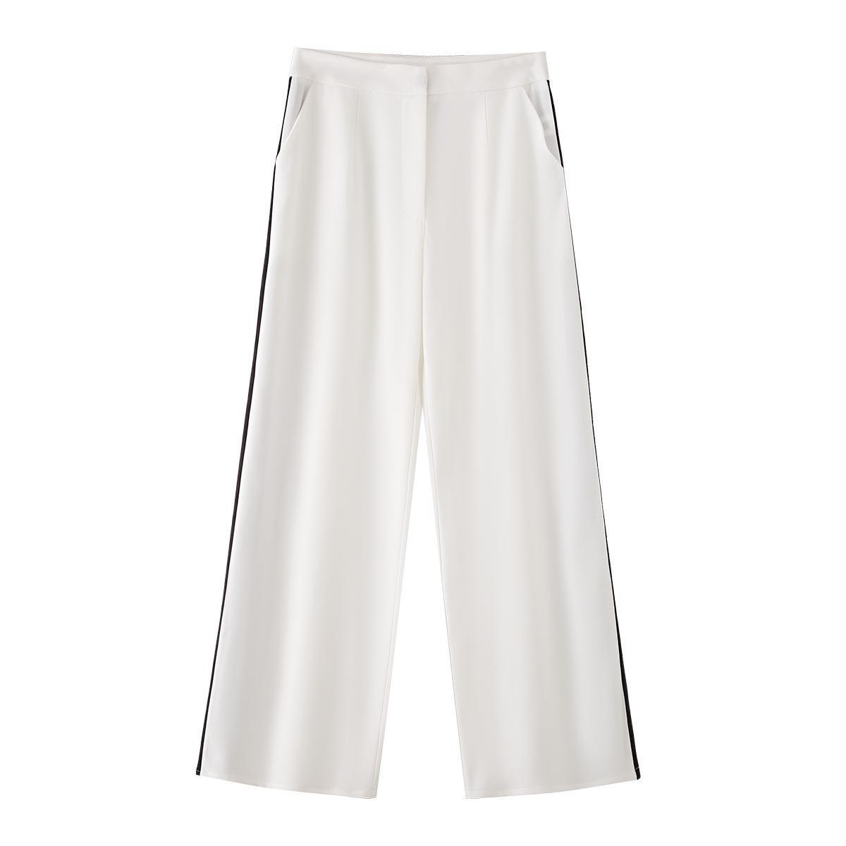 Fashion Vest Lapel Blouse And Pants Women