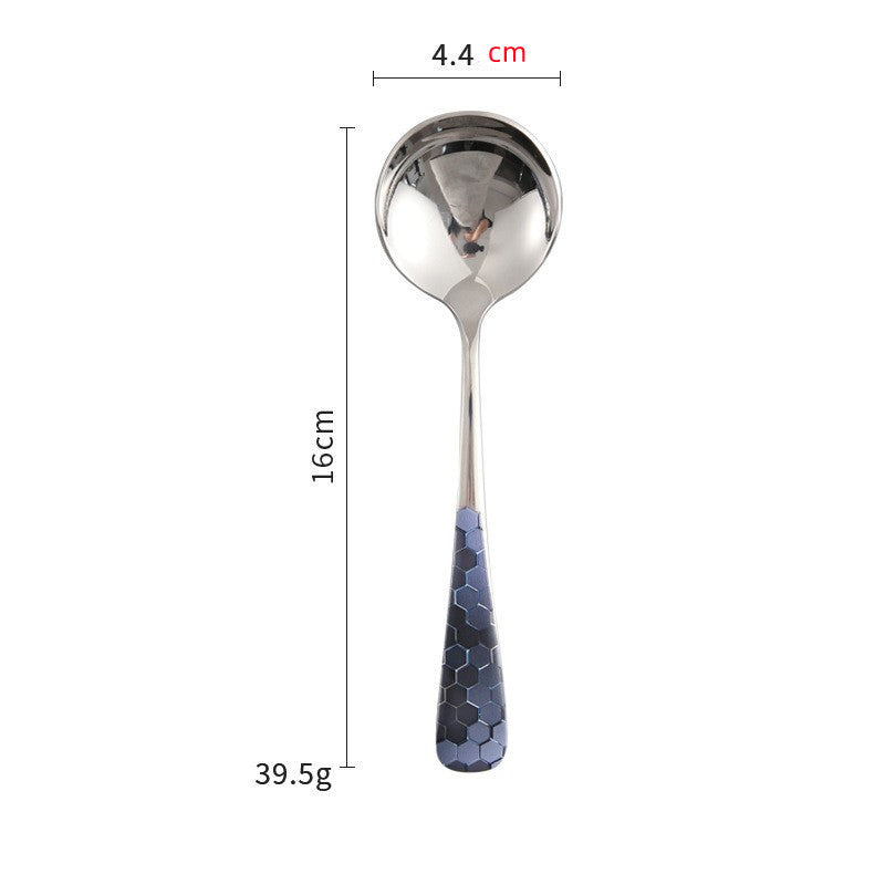 Stainless Steel Creative And Minimalist Household Soup Spoon