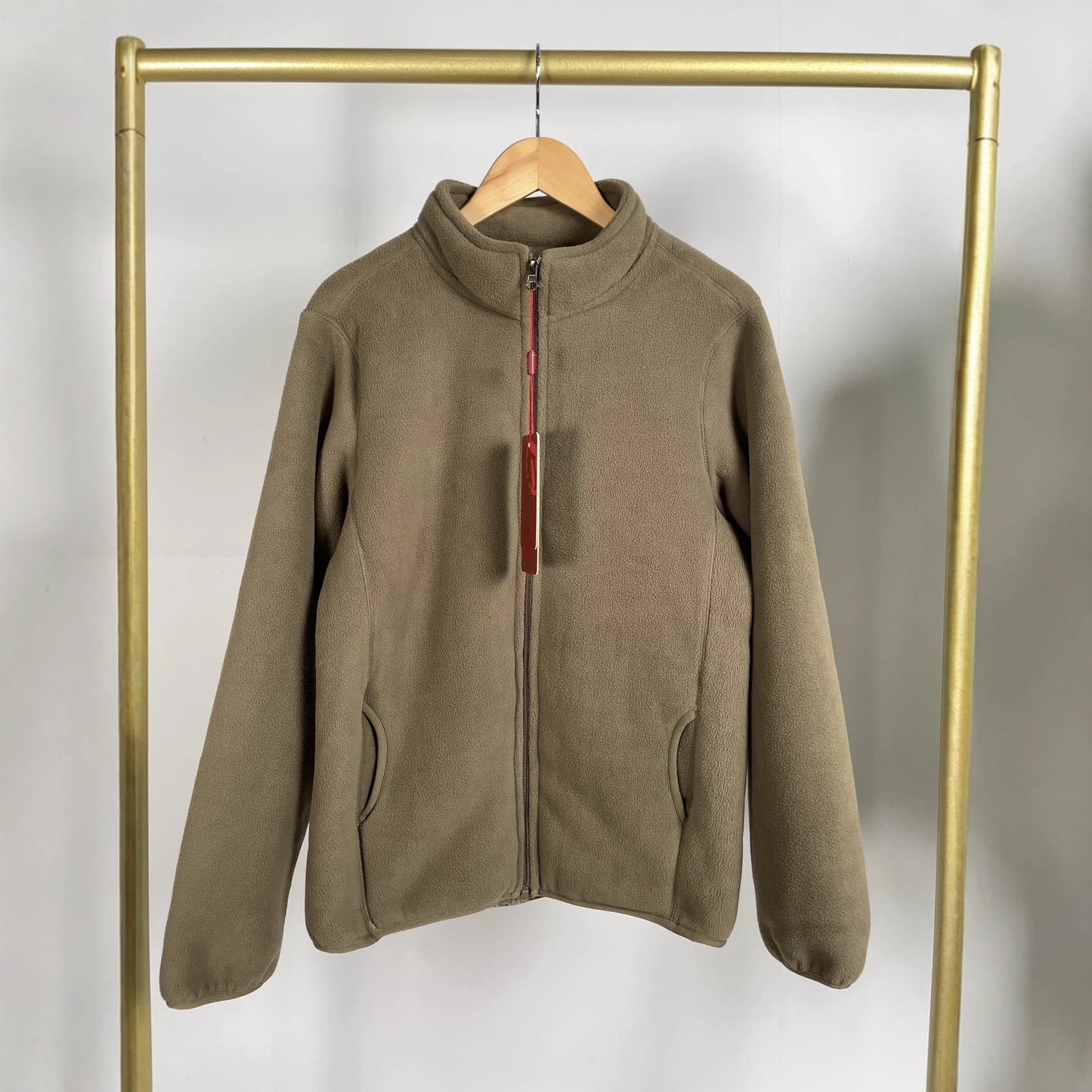 Thickened Western Style One-piece Lamb Wool Coat