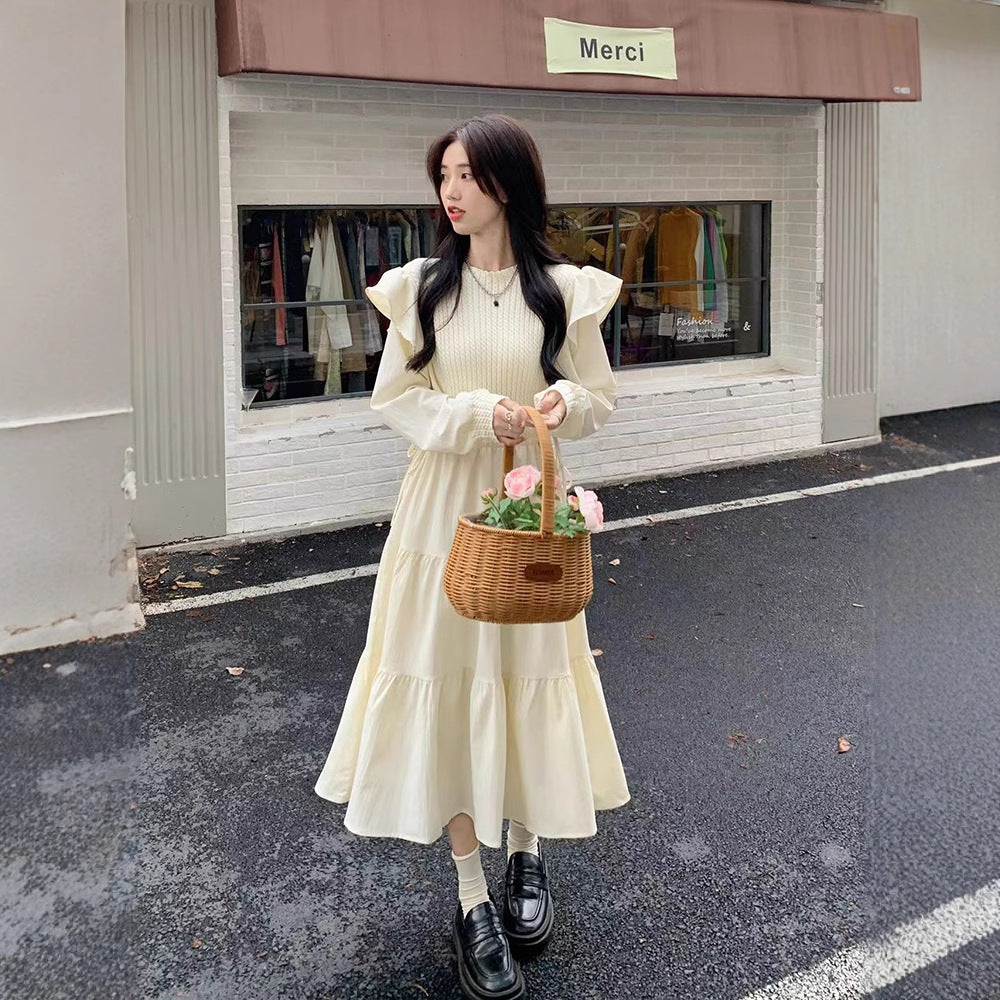 French-style Ethereal Ruffled Dress