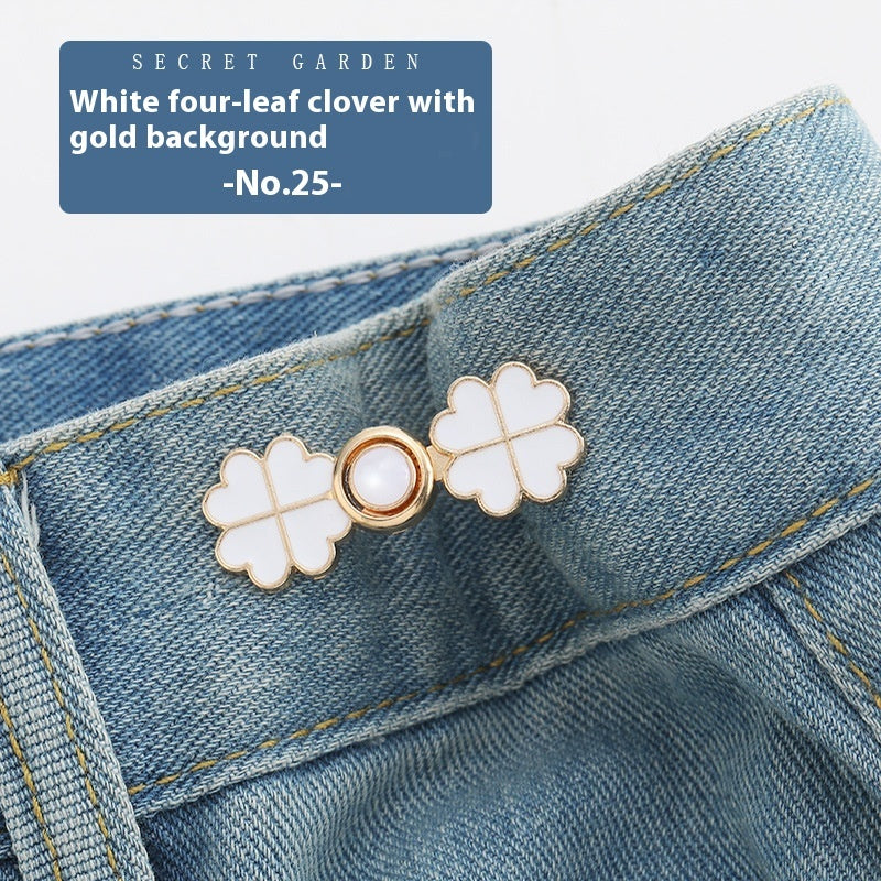Waist Button Metal Buckle Nail-free Snap Fastener