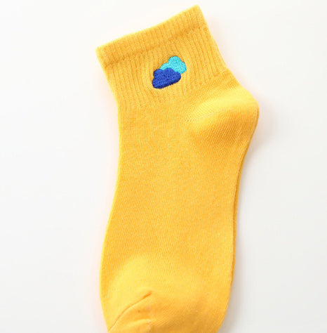 Women's Short Summer Mid-calf Sports Cartoon Women's Socks