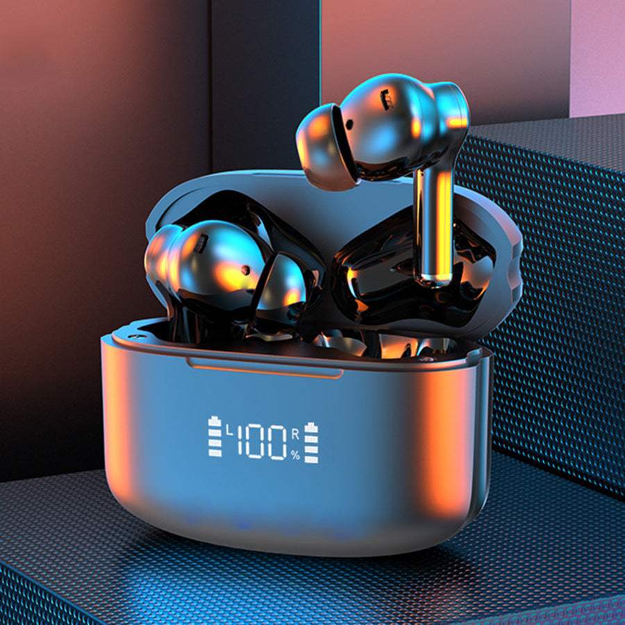 M48 Bluetooth Headset Digital Display Dual Camera Noise Reduction Wireless