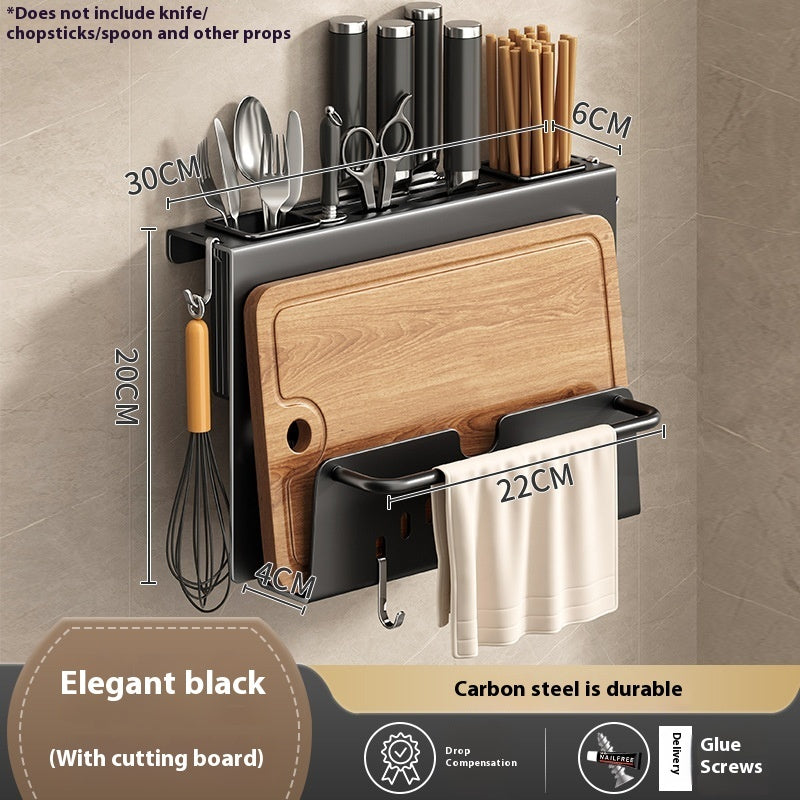 Knife Rack Storage Rack Home Wall-mounted Multi-functional Kitchen