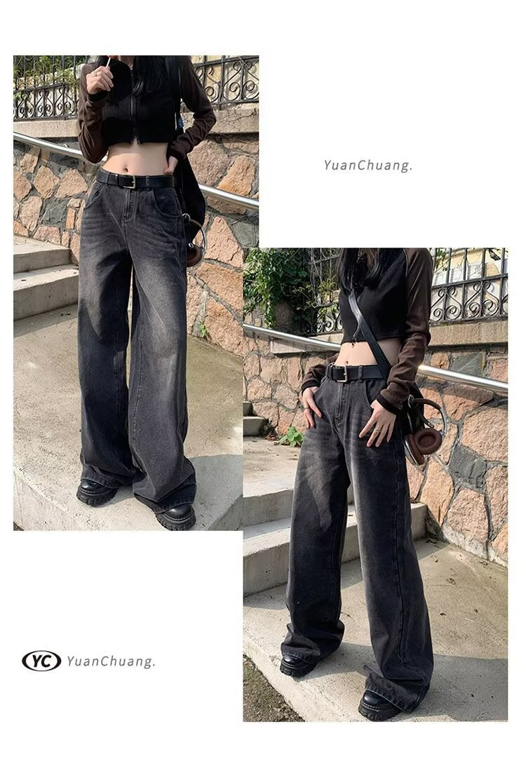 American Retro Wide Leg Jeans