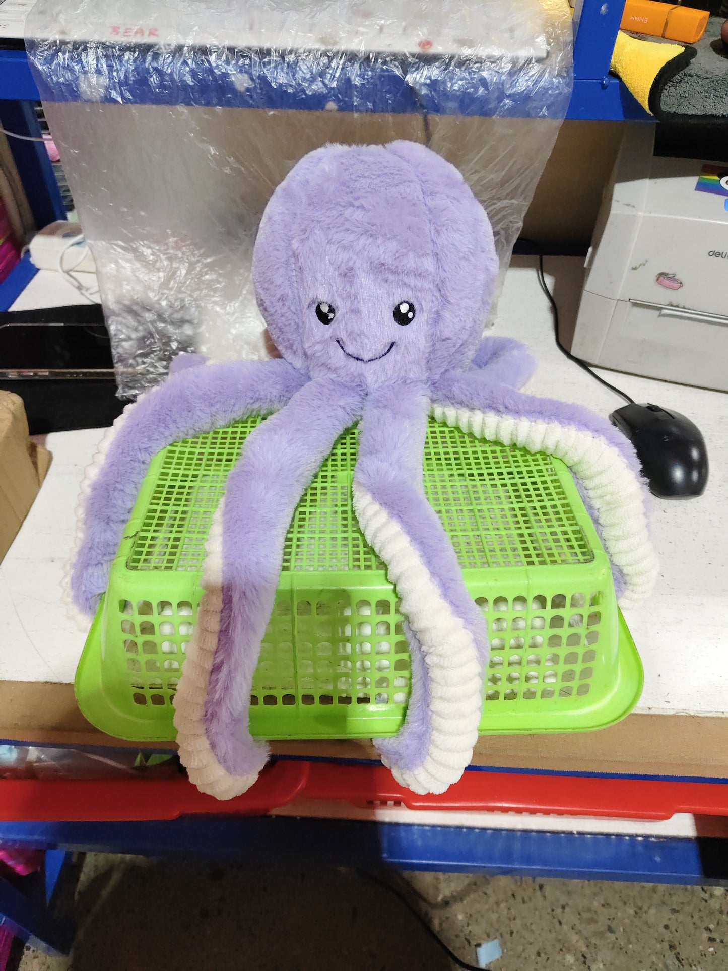 Lovely Simulation Octopus Pendant Plush Stuffed Toy Soft Animal Home Accessories Cute Doll Children Gifts