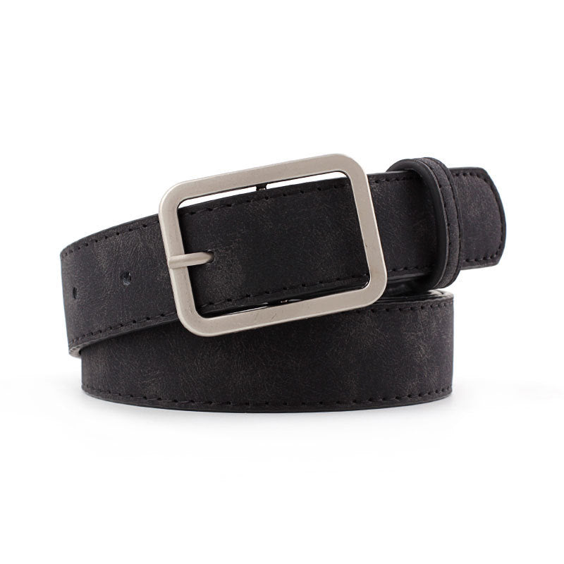 Simple All-match Square Buckle Popular Belt