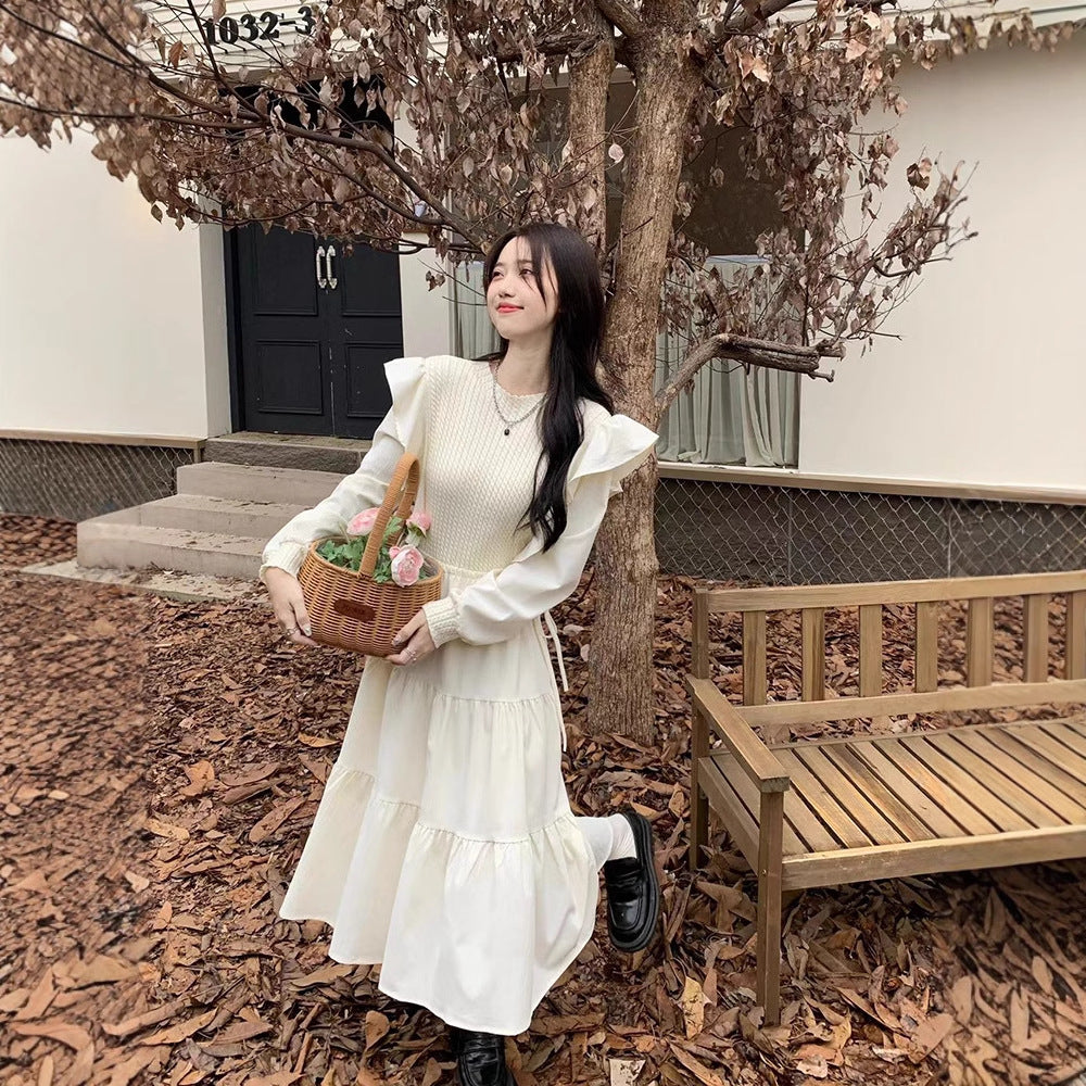 French-style Ethereal Ruffled Dress