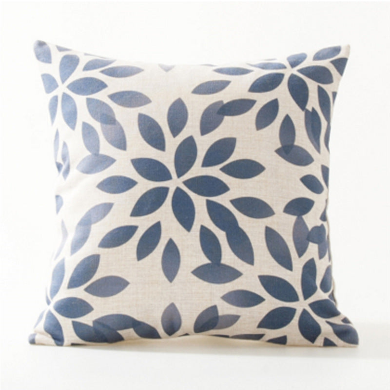 Simple geometric abstract pillowcase