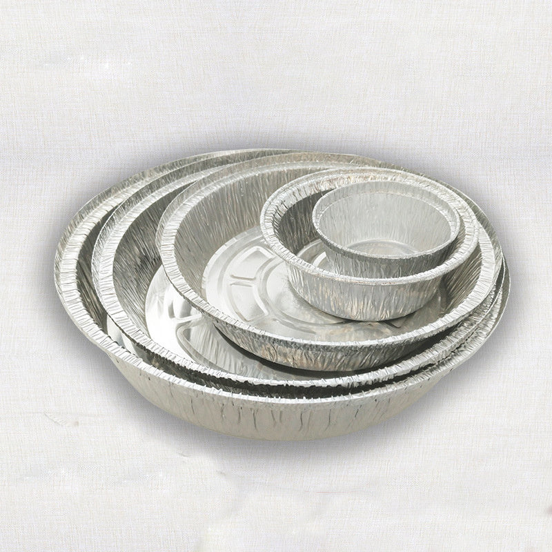 Disposable tin foil bowl