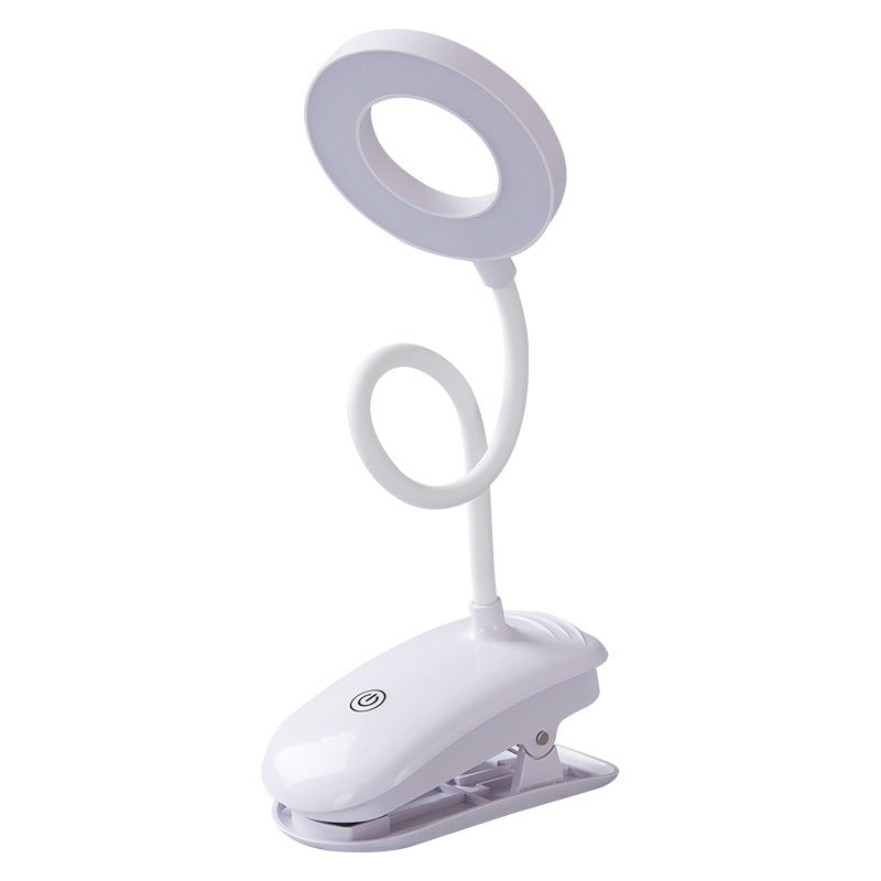 Clip-on rechargeable desk lamp
