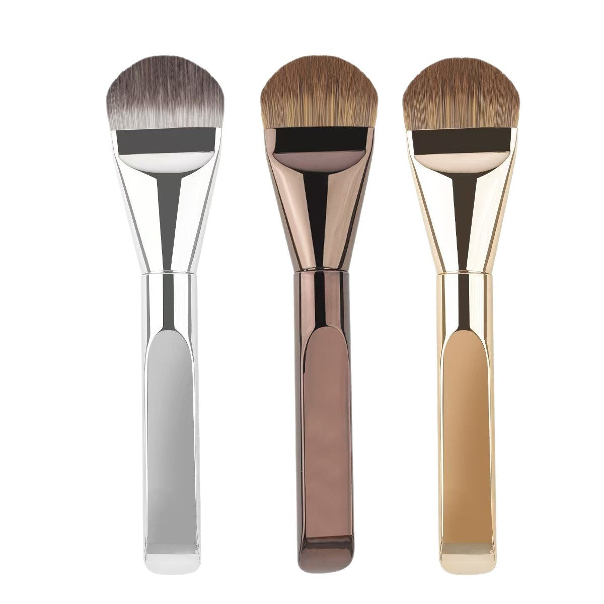 Tongue-shaped Foundation Ultra-thin Seamless Makeup Flat-head Foundation Brush