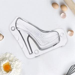 Transparent Food Grade Plastic Chocolate Mold For Women's High Heels