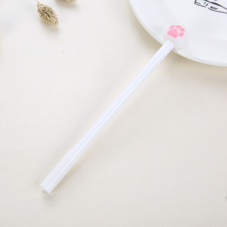 Creative cute cartoon black white cat ink pen