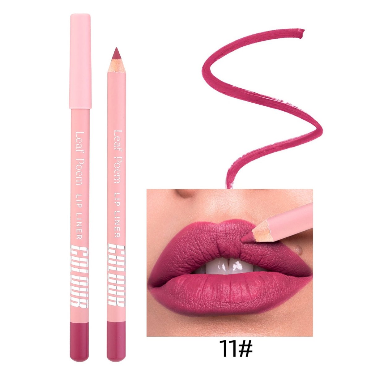 12 Color Matte Lipstick Lip Liner - Eshtree