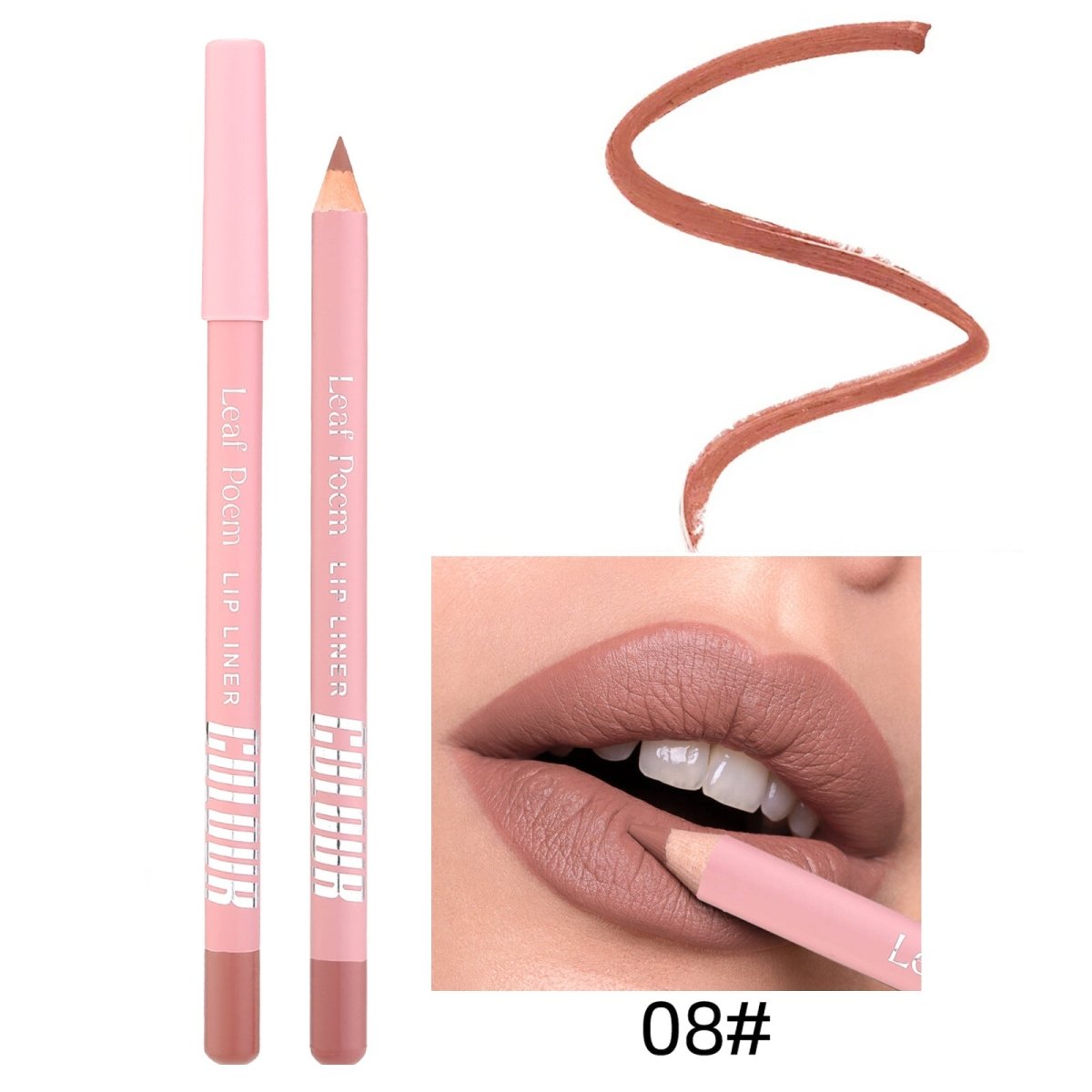 12 Color Matte Lipstick Lip Liner - Eshtree