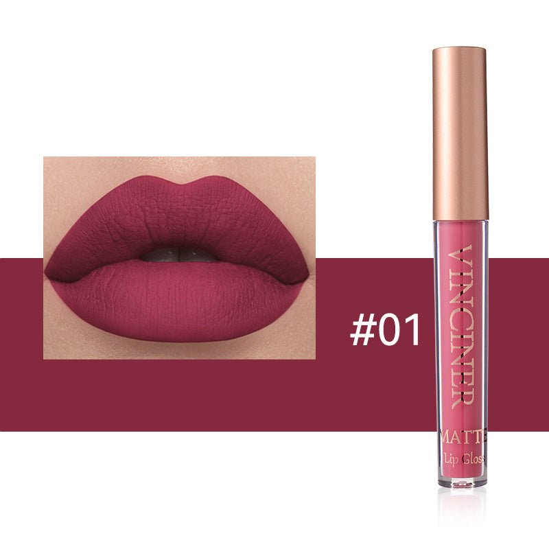12 Colors Lip Lacquer Matte Liquid Lipstick Waterproof - Eshtree