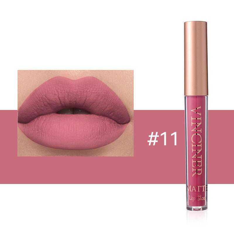 12 Colors Lip Lacquer Matte Liquid Lipstick Waterproof - Eshtree