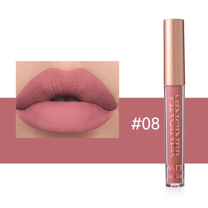 12 Colors Lip Lacquer Matte Liquid Lipstick Waterproof - Eshtree