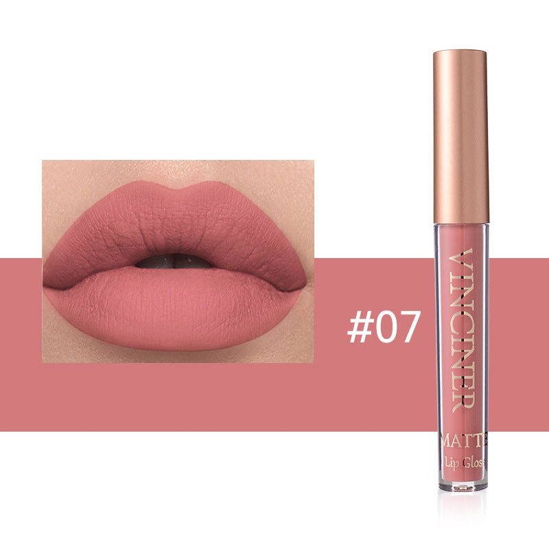 12 Colors Lip Lacquer Matte Liquid Lipstick Waterproof - Eshtree