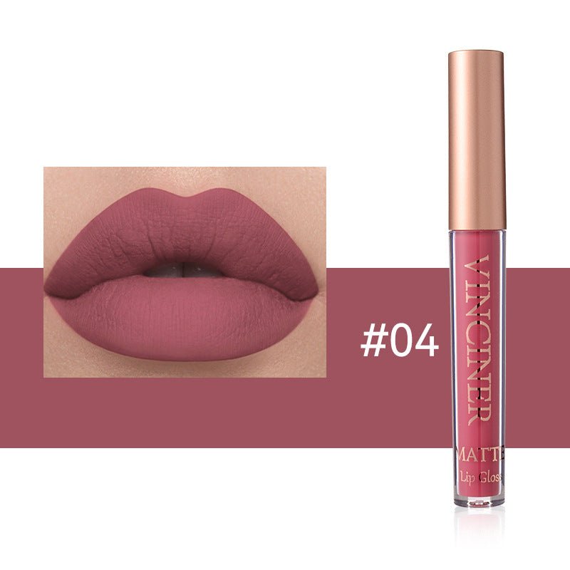 12 Colors Lip Lacquer Matte Liquid Lipstick Waterproof - Eshtree