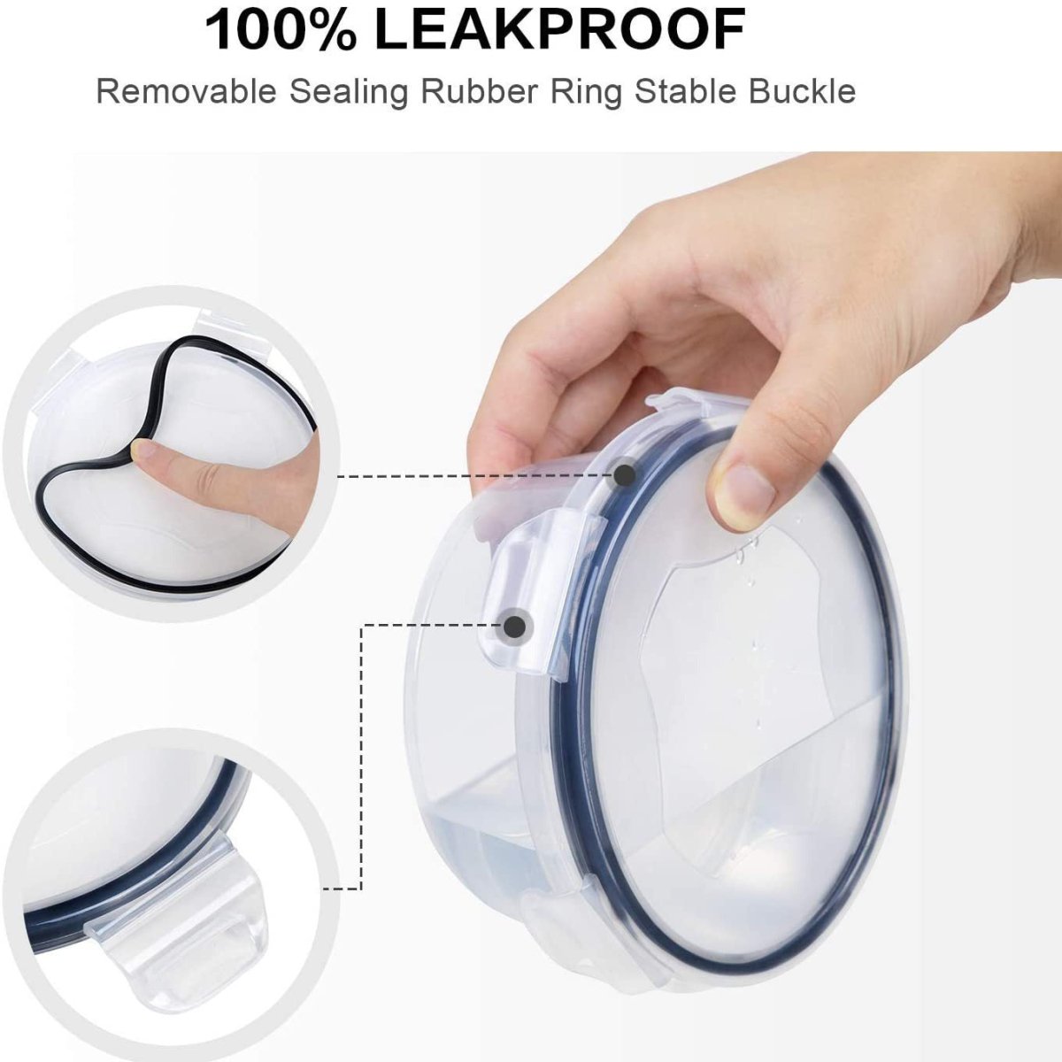 12 - piece Kitchen Cereals Storage Box Refrigerator Storage Preservation - Eshtree