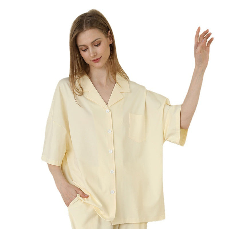 Couple Plus Size Loose Pajamas Cotton Homewear