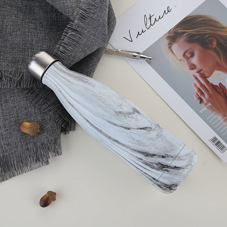 Hot Hot Hot Stainless Steel Vacuum Flask Hot Water Outdoor Sport Thermal Water Bottle 500ML Coke Bottle