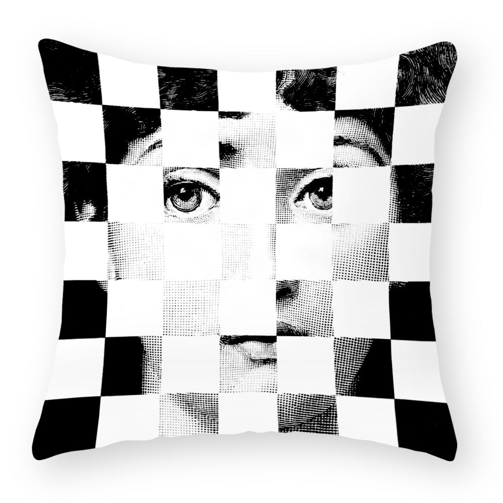 Peach Skin Plush Pillow Cover Sofa Cushion Car Cushion Cover