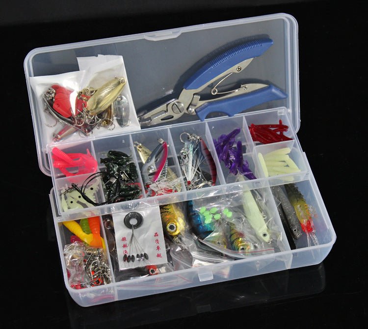 132 Pcs Fishing Lures Set Mixed Minnow Hooks Fish Lure Kit In Box Artificial Bait Fishing - Eshtree