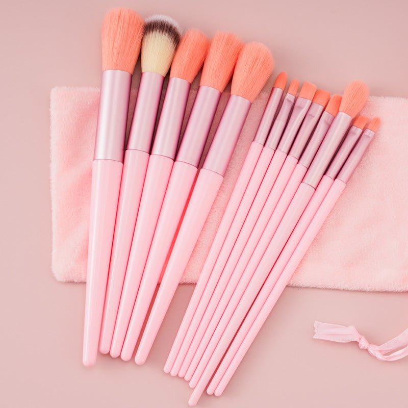 13Pcs Makeup Brush Set Make Up Concealer Brush Blush Powder Brush Eye Shadow Highlighter Foundation Brush Cosmetic Beauty Tools - Eshtree