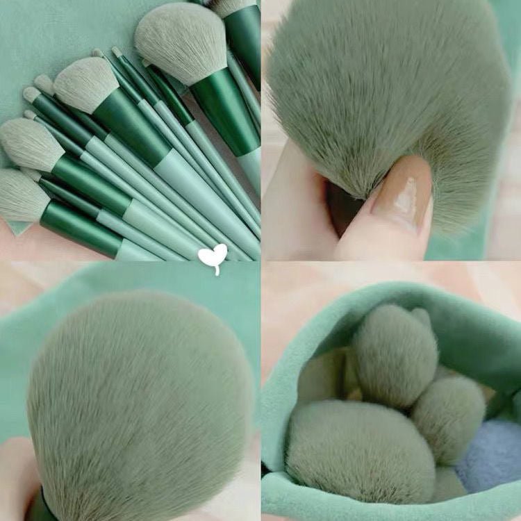 13Pcs Makeup Brush Set Make Up Concealer Brush Blush Powder Brush Eye Shadow Highlighter Foundation Brush Cosmetic Beauty Tools - Eshtree