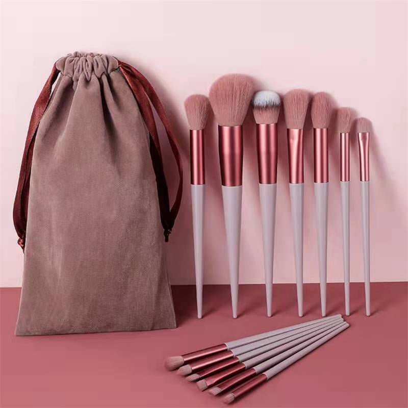 13Pcs Makeup Brush Set Make Up Concealer Brush Blush Powder Brush Eye Shadow Highlighter Foundation Brush Cosmetic Beauty Tools - Eshtree