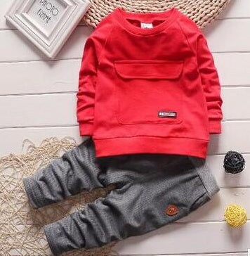 Toddler Baby Clothes Children Suit 0-3 Years Old Suit Pants Children's Sportswear Boys Girls Children's Clothing Brand