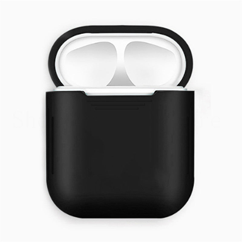 Compatible with Apple, Silicone case with shockproof earmuffs