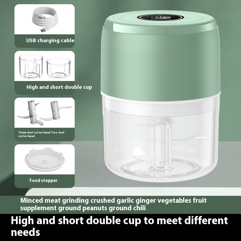 Mini Wireless Electric Garlic Press Garlic Masher Pull Garlic Masher Garlic