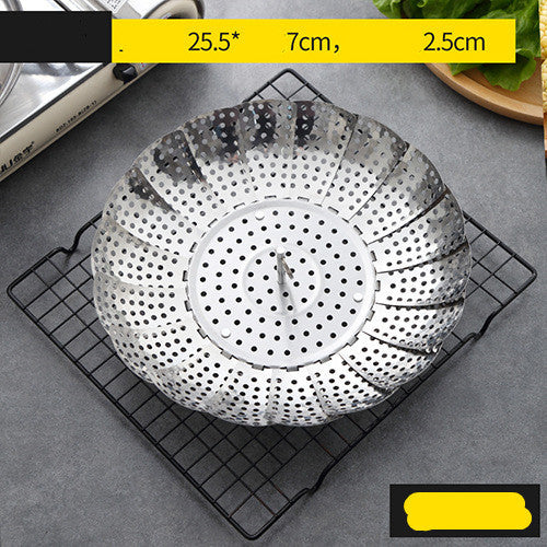 Steamer General Steamer Grid Steamed Mantou Steamed Bun Folding Steamer Steamer Steaming Plate