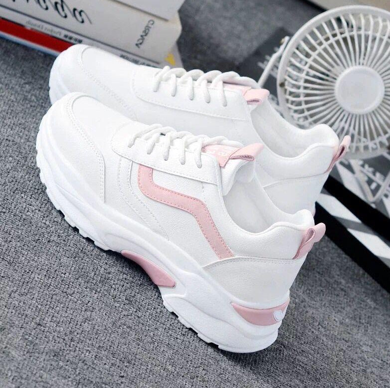 Women's Flat Casual White Shoes Sneakers