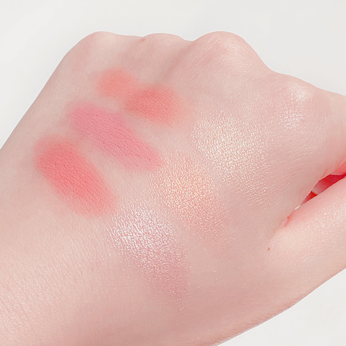 Ins Six-Color Fruit Blush High-Gloss Trimming Multi-Function All-In-One Plate