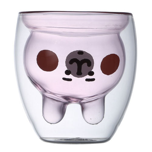 Double-layer Juice Glass Heat-resistant Double-layer Cup Coffee Cup Love Gift Bear Cup