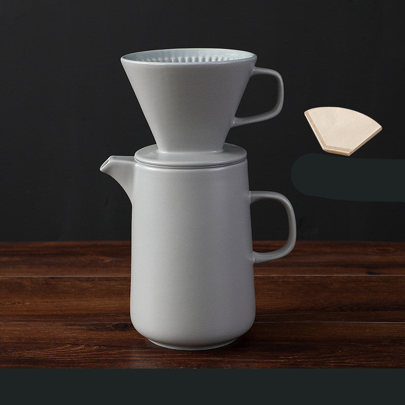جهاز قهوة، إبريق قهوة، كوب فلتر قهوة، إبريق يدوي، طقم منزلي سيراميكي