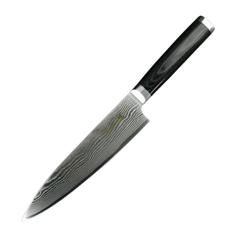 8 Inch Quicksand Pattern Chef's Knife 67 Layers Vg10 Stainless Steel Knife